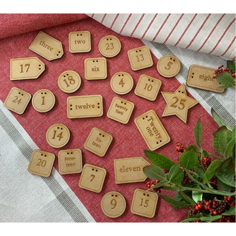 Pieces To Treasure ~ Advent Calendar Button Set