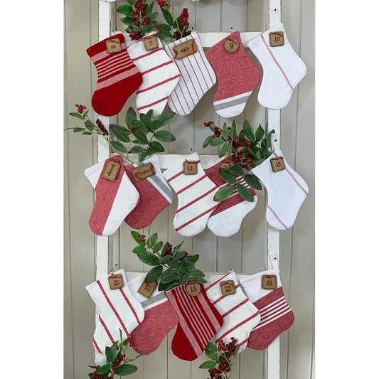 Pieces to Treasure ~ Mini Christmas Stockings Sewing Pattern