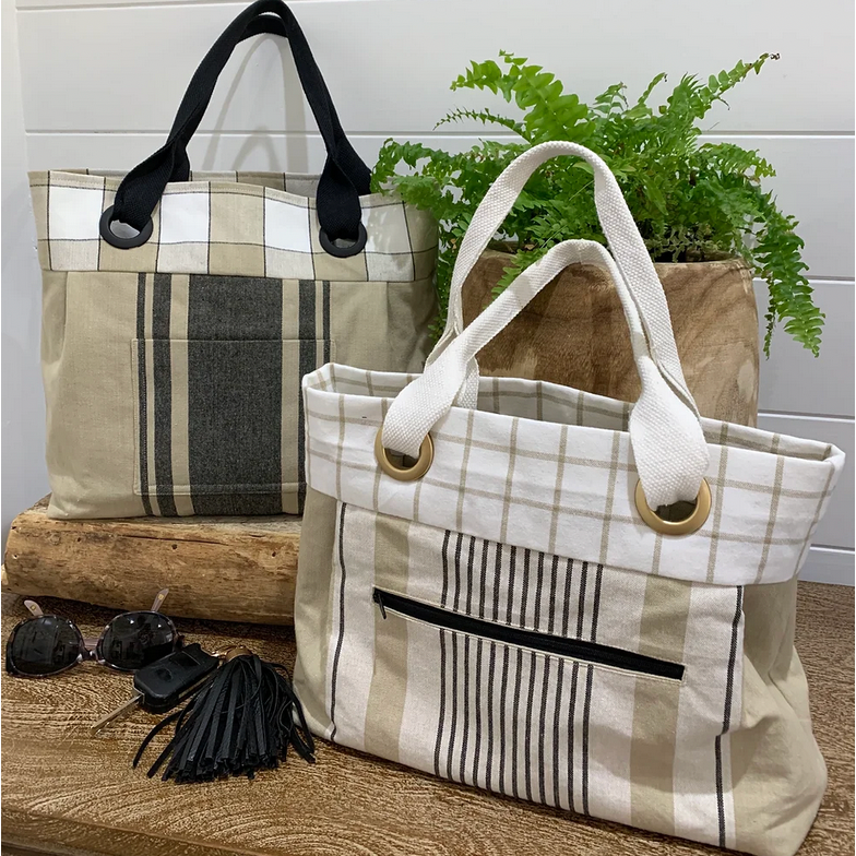 Pieces to Treasure | The Reversible Tote Sewing Pattern