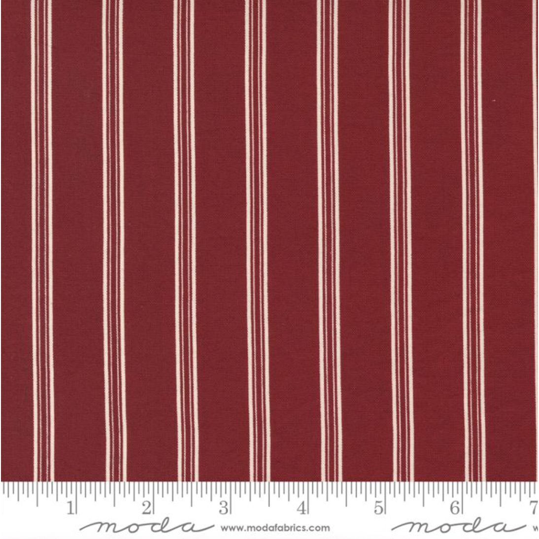 Red and White Gatherings ~ Double Stripe Burgundy 49194 15