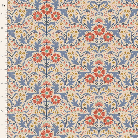 Tilda Fabrics ~ Hometown Elanora Blue TIL100467