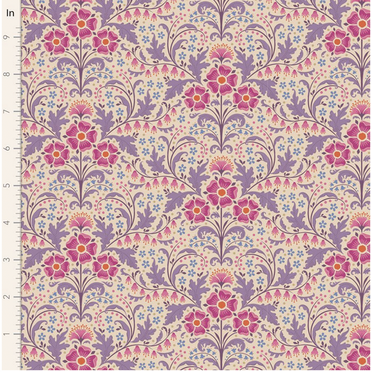 Tilda Fabrics ~ Hometown Elanora Grape TIL100474