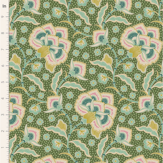Tilda Fabrics ~ Hometown Eden Moss TIL100476
