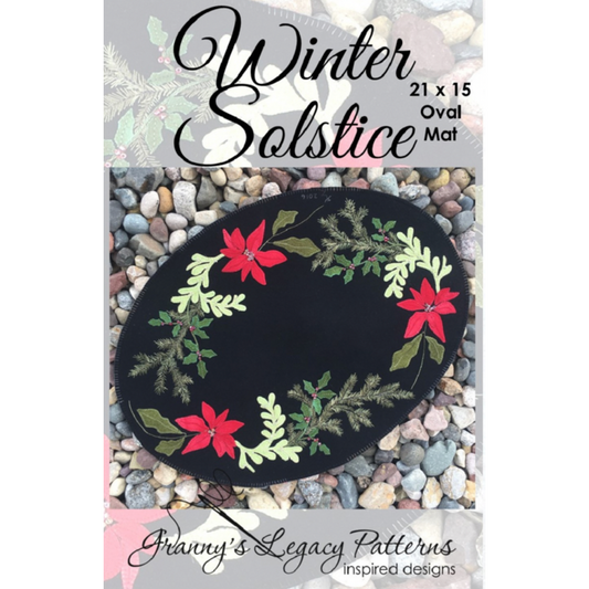 Granny's Legacy Patterns ~ Winter Solstice Wool Applique Pattern
