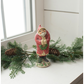 HHWW ~ 7.5" Red Santa with Wreath
