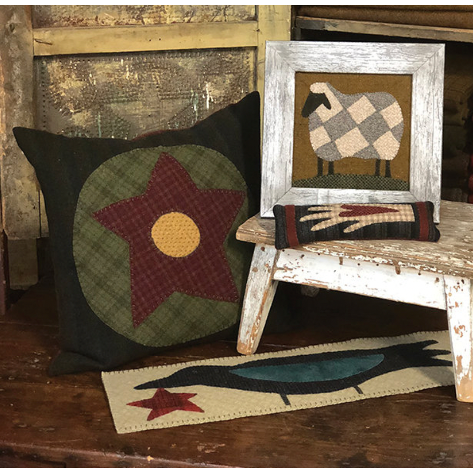 Threads That Bind ~ Folk Art Sampler - 4 Projects!