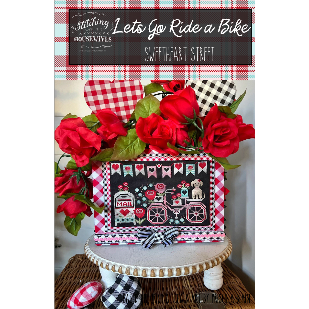 Stitching Housewives ~ Let's Go Ride a Bike - Sweetheart Street Pattern