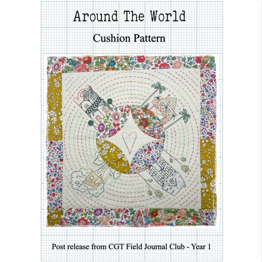 Cottage Garden Threads ~ Around The World Cushion Pattern