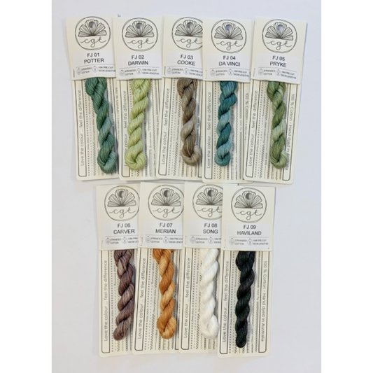 Cottage Garden Threads ~ Field Journal Quilt Exclusive Thread Pack
