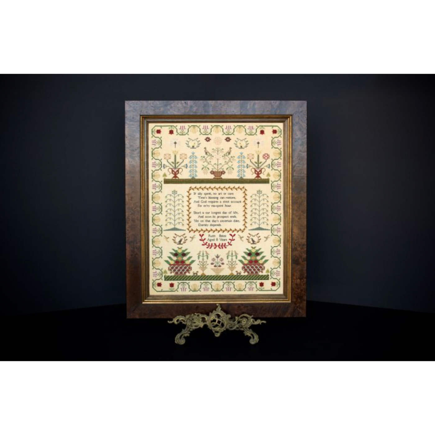 Hands Across The Sea ~ Ruth Bates 1823 Sampler Pattern Printed Booklet