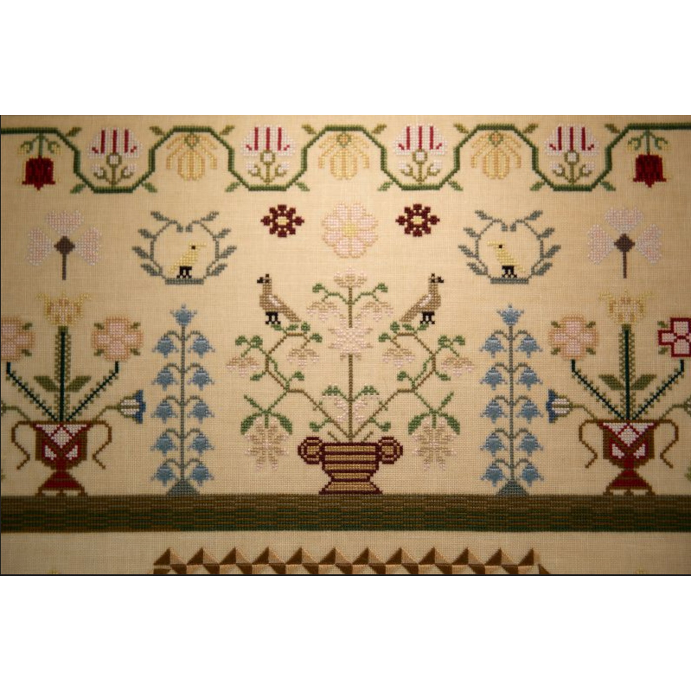 Hands Across The Sea ~ Ruth Bates 1823 Sampler Pattern Printed Booklet