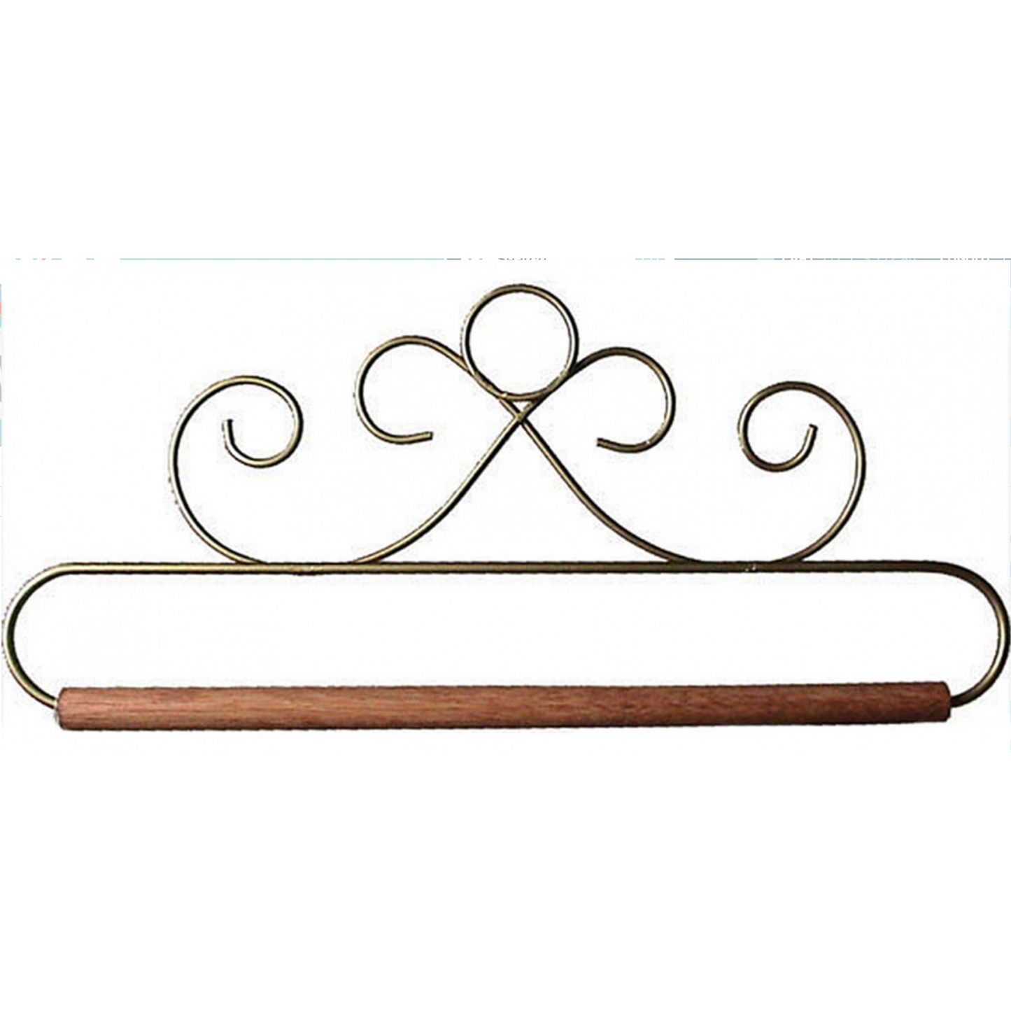 Gold French Curl Display Hanger / Holder ~ 8"