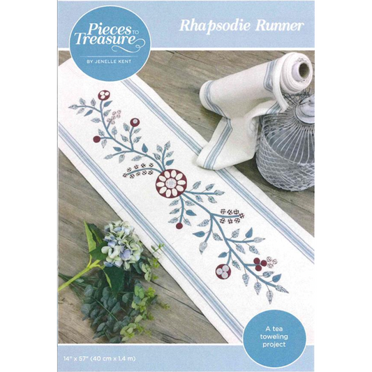 Pieces to Treasure ~ Rhapsodie Table Runner Applique Pattern