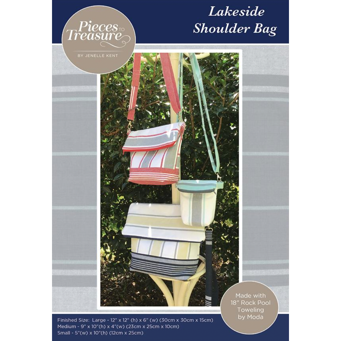 Pieces to Treasure ~ Lakeside Shoulder Bag Sewing Pattern