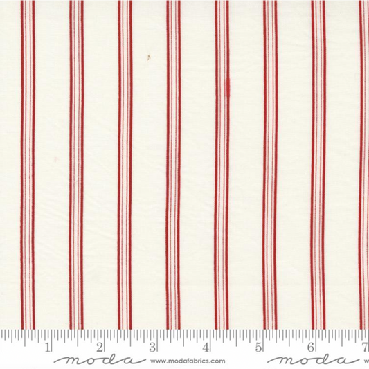 Red and White Gatherings ~ Double Stripe Vanilla 49194 11