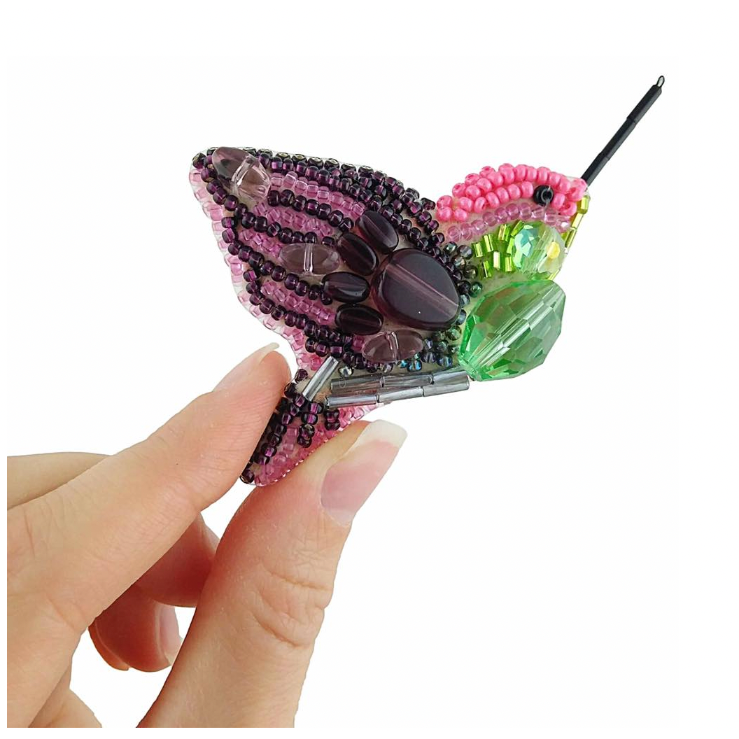 Beadwork Brooch Kit ~ Fly Bird