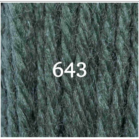 Crewel Weight Yarn ~ Peacock Blue 643