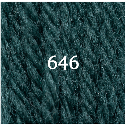 Crewel Weight Yarn ~ Peacock Blue 646