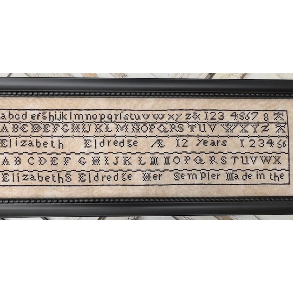 SamBrieDesigns ~ Elizabeth S. Eldredge Reproduction Sampler