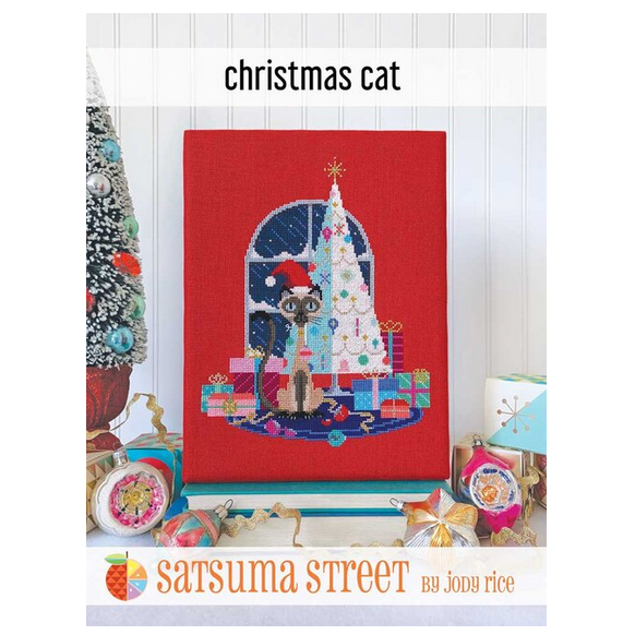 Satsuma Street | Christmas Cat Pattern