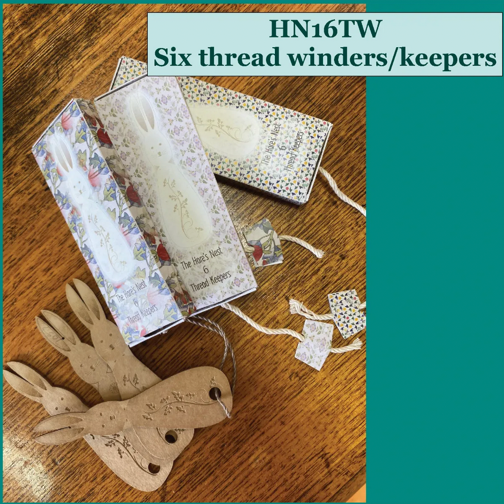 Cottage Garden Threads ~ Hare's Nest Thread Winders Set of 6