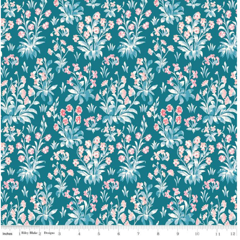 Liberty Fabric ~ London Parks Collection Battersea Botanical A 01666859A