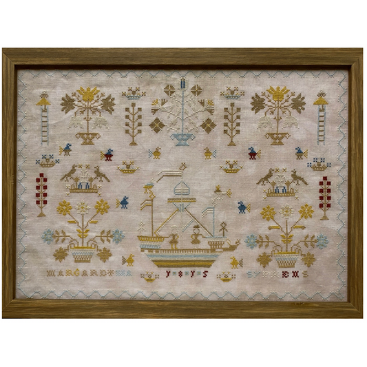 SamBrie Stitches Designs ~ Margaret Sypken 1815 Reproduction Sampler Market 2023