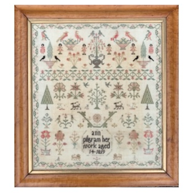 Rebel Stitcher Designs ~ Ann Pilgram 1819 Sampler Market 2023