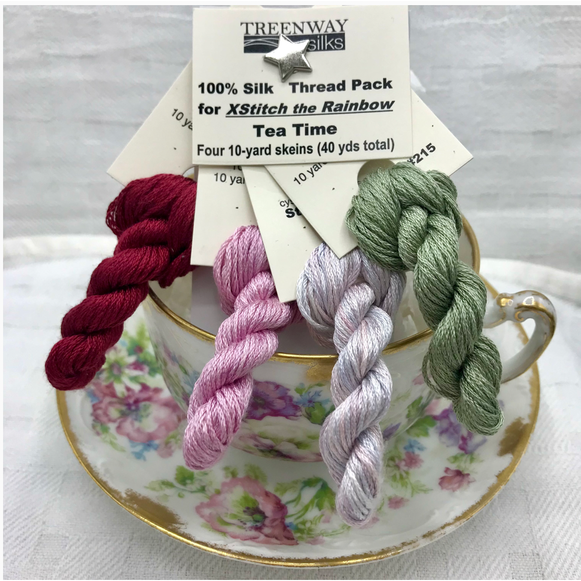 Tea Time Thread Packs ~ XStitcch the Rainbow Designs Market 2023 ...