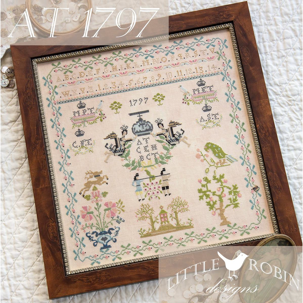 Little Robin Designs ~ AT 1797 Sampler Sampler