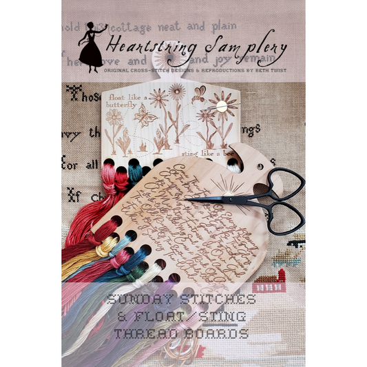 Heartstring Samplery ~ Custom Thread Boards ~ Sunday Stitches & Float/Sting Market 2023