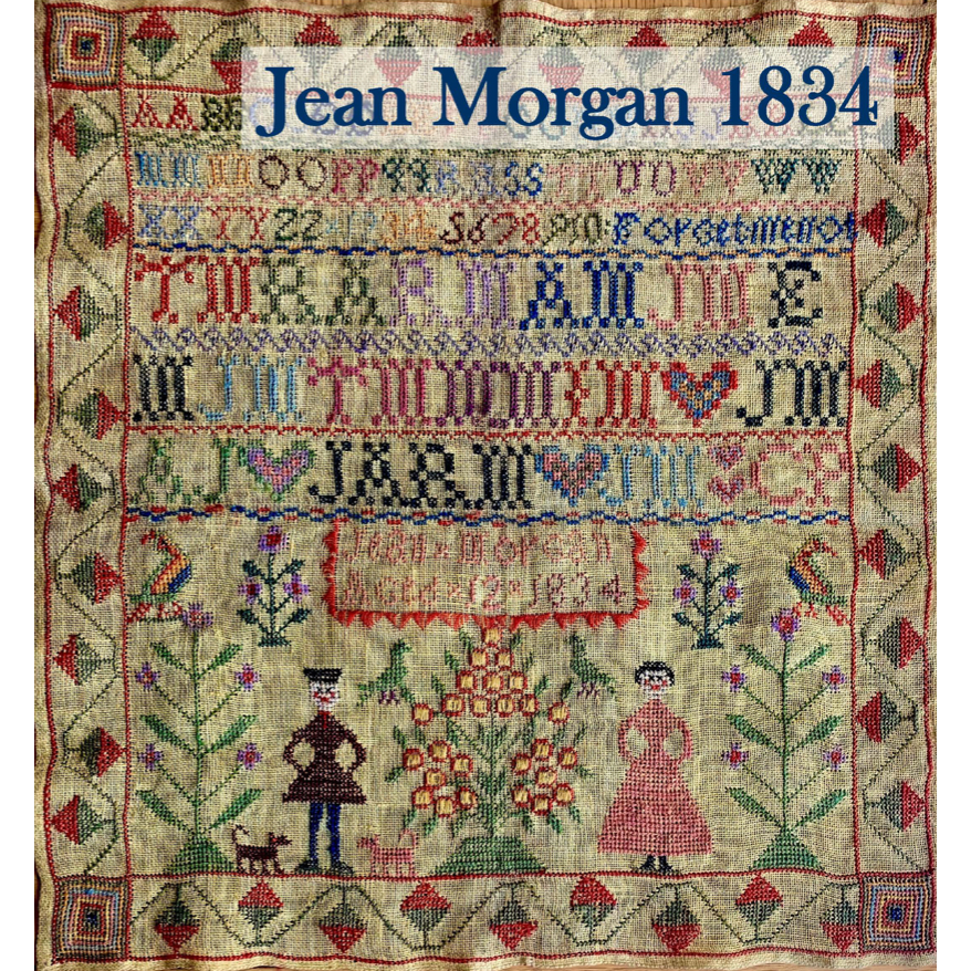 NeedleWorkPress ~ Jean Morgan 1834 Sampler Market 2023