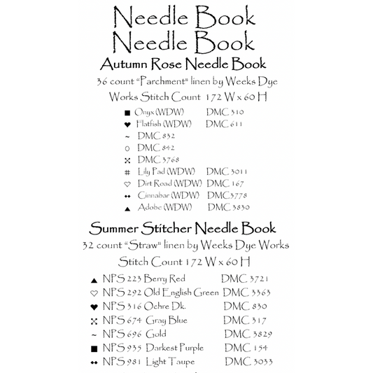 La-D-Da ~ Needle Book Needle Book