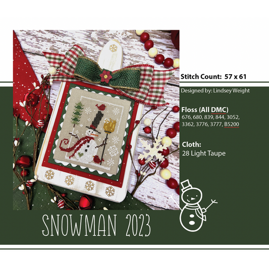 Primrose Cottage ~ Snowman 2023