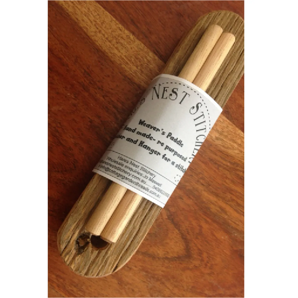 Thread Paddle Cottage Garden Threads ~ Hare's Nest Weavers Paddle – Hobby House ...