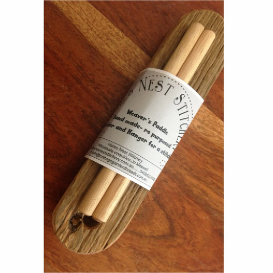 Cottage Garden Threads ~ Hare's Nest Weavers Paddle
