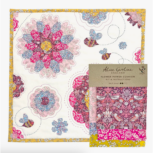 Liberty Fabric ~ Flower Power Cushion Kit