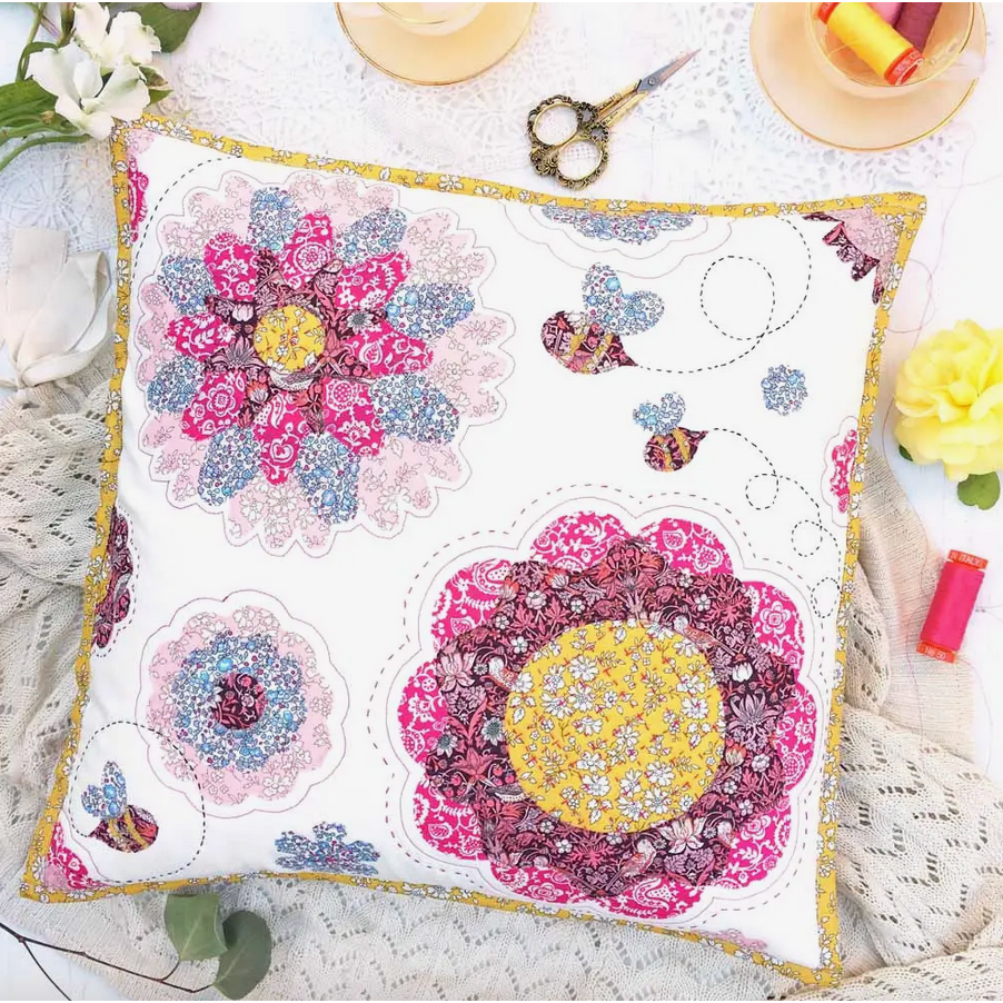 Liberty Fabric ~ Flower Power Cushion Kit