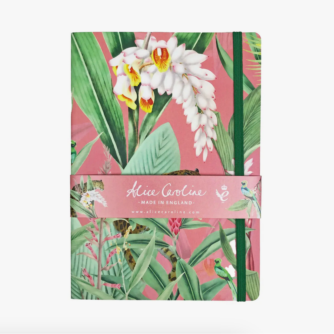 Alice Caroline ~ Notebook In Jungle Orchid