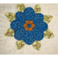 Veronique's Quilt Designs ~ Isabelle ~ Month 9 ~ Block 17 Sunflowers & Block 18 Corner Dahlia, Basket
