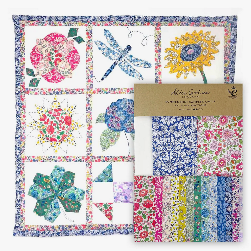 Liberty Fabric ~ Liberty Tana Lawn Summer Mini Sampler Quilt Kit