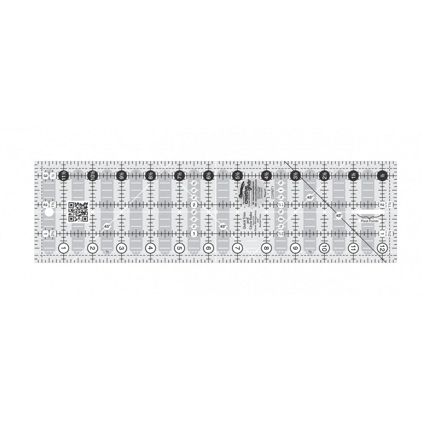 Creative Grids Quick Trim Ruler 3.5" x 12.5"