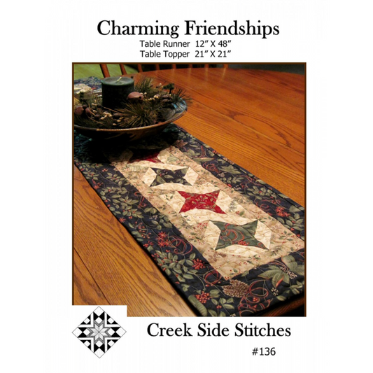 Creek Side Stitches ~ Charming Friendships Quilt Pattern