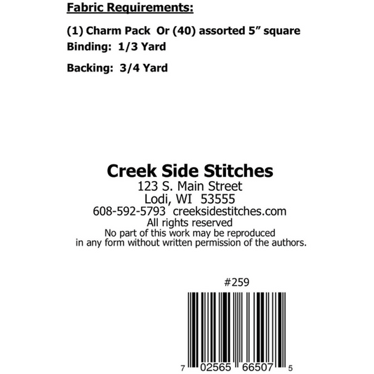 Creek Side Stitches ~ Charming Ellen Bee Lane Quilt Pattern