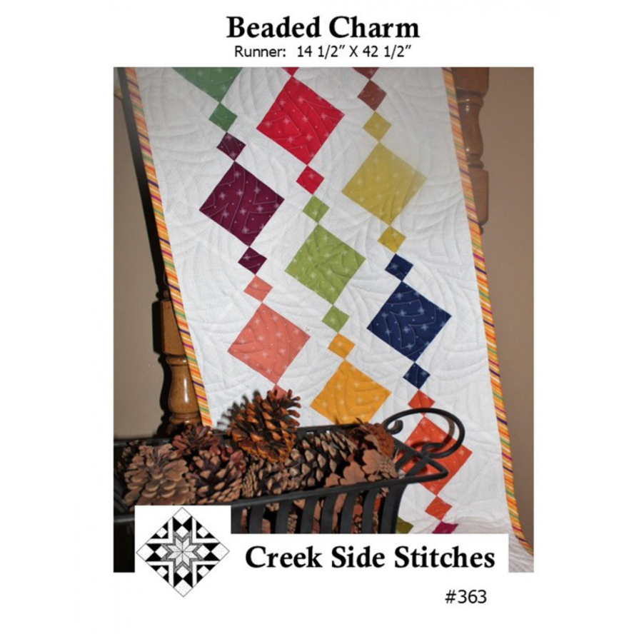 Creek Side Stitches ~ Beaded Charm Quilt Pattern