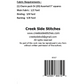 Creek Side Stitches ~ Delightful Quilt Pattern