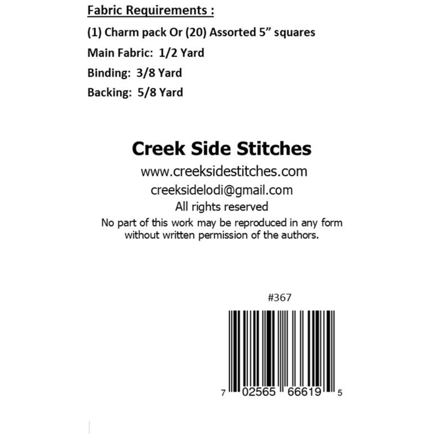 Creek Side Stitches ~ Delightful Quilt Pattern