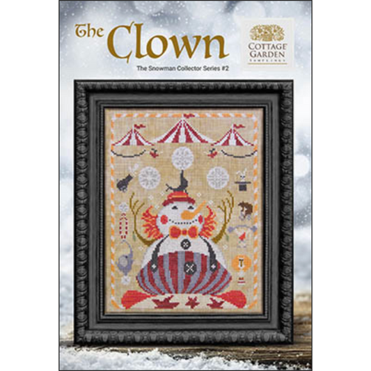 Cottage Garden Samplings ~ Snowman Collector Series ~ The Clown Pattern #2