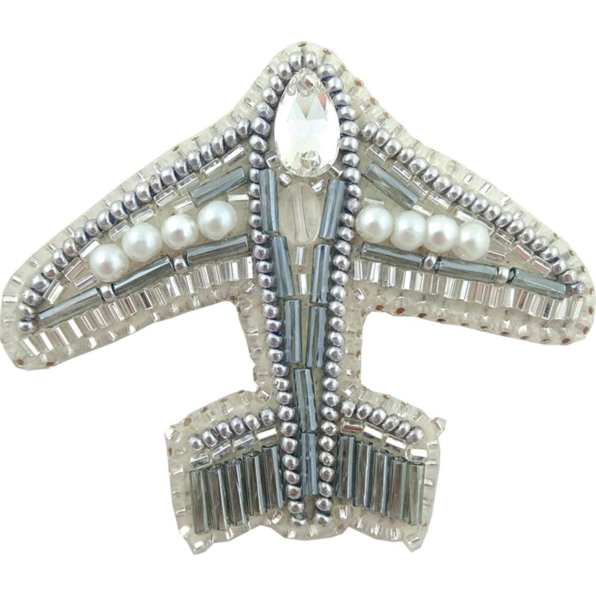 Beadwork Brooch Kit ~ Aircraft