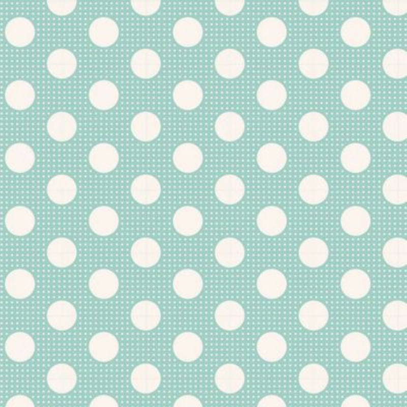 Tilda ~ Medium Dots Teal TIL130001-V11